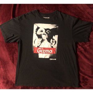 Black Gremlins Gizmo Short Sleeve Shirt Size XL Warner Bros Entertainment.